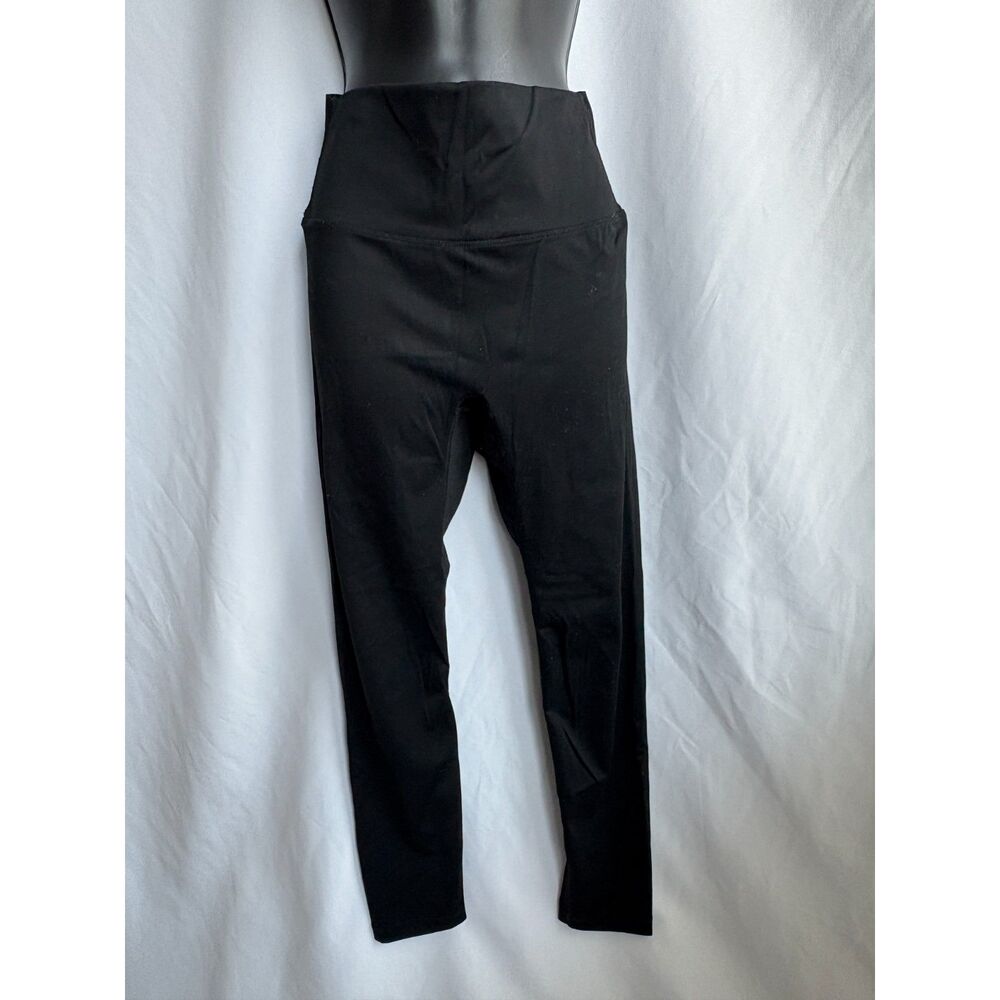 Black Athletic Leggings Size S Cropped Gym Fitness Crop Yoga Pants Pilates